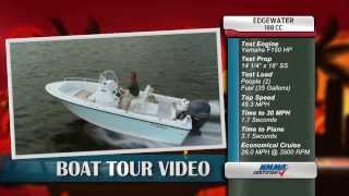 EdgeWater Power Boats 188CC Review [upl. by Nnylirret18]