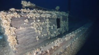 Weekend trip on Lake Michigan uncovers centuryold shipwreck [upl. by Aip664]