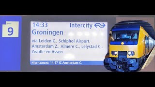 Cabinerit Intercity Den Haag Centraal  Groningen [upl. by Marnie]