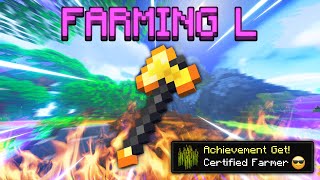 Becoming the ULTIMATE FARMER Hypixel Skyblock [upl. by Oznofla78]