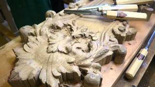 Cursus HOUTSNIJDEN 20122013  WOODCARVING CLASSES  Ornamental Woodcarving [upl. by Adnahsed]