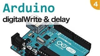 Arduino Tutorial Italiano  digitalWrite e delay  4 [upl. by Ivan593]