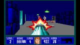 Wolfenstein 3D  Episode 4  Level 2 [upl. by Vilberg]