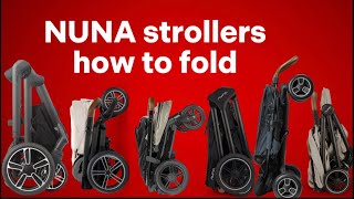 Nuna Strollers How to Fold [upl. by Gardy]