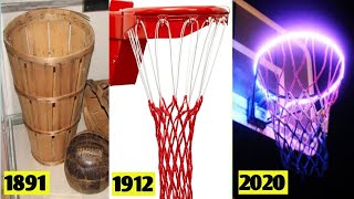 Evolution of the Basketball Hoop 1891  2020  History of basketball [upl. by Aicinad]