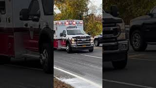 Bethpage fire department Ambulance 9056 arriving to a signal 9 [upl. by Flori]