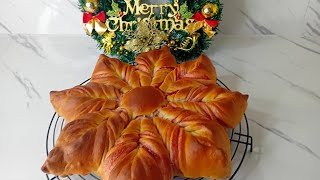 How To Make Star Bread  Christmas Star Bread [upl. by Hedda]