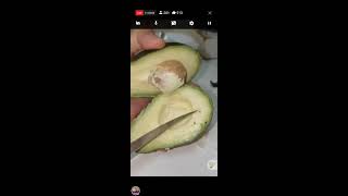 Egg avocado saladpeeling and slicing egg avocado ASMR [upl. by Nelad336]