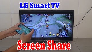 How to Mirror Screen Android Phone to LG Smart TV [upl. by Orland]