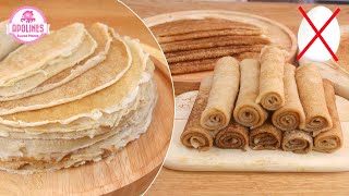 სამარხვო ბლინები კვერცხის გარეშე 🥞 Vegan Pancakes [upl. by Ellecram538]