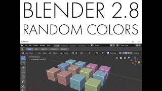 Daily Blender Tip 102  Random Object Colors in Blender 28 [upl. by Adnahcir]