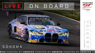 LIVE  Race 2  Onboard 38 ST Racing  Sonoma Raceway  Fanatec GT America 2024 [upl. by Ban]