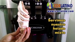 MAQUINA DE HELADOS SOFT  CREMA [upl. by Bush]