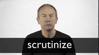 How to pronounce SCRUTINIZE in British English [upl. by Fassold]