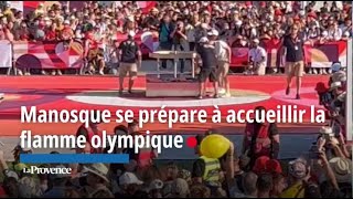 Manosque se prépare à accueillir la flamme olympique [upl. by Elva]