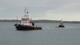 Gravity base structure arrives in Holyhead [upl. by Nedda787]