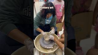 Making a vase Visit this channel for this full videobest potterygirl ceramics Shorts [upl. by Kenti26]