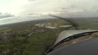 Wellesbourne Airfield  Runway 23 Landing [upl. by Ailb]