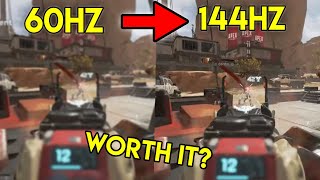 60hz vs 144hz  The TRUTH About High Refresh Monitors Are They Worth It [upl. by Ahsirahc]