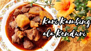 Kari Kambing Ala Kenduri Paling Sedap Tiada Tandingan  Rahsia Daging Lembut [upl. by Nairb]