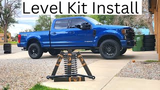 How To Install Carli Leveling Kit 2022 Ford F250 [upl. by Ennirok]