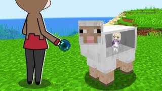 MINECRAFT PERO PODEMOS ENTRAR DENTRO DE CUALQUIER MOB [upl. by Walford]