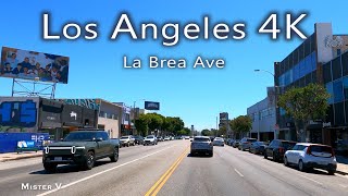 4K Los Angeles California La Brea Ave [upl. by Nahor]