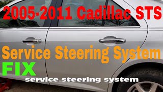 20052011 Cadillac STS quotService steering system quot [upl. by Connett]