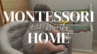 Montessori Home Tour 812 Months prepare your home using Montessori principles part 1 of 2 [upl. by Matlick270]