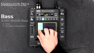 Korg Kaossilator Pro Lead and Bass Examples [upl. by Forcier494]