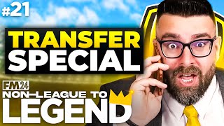 TRANSFER WINDOW  Part 21  BURTON  NonLeague to Legend FM24 [upl. by Mackay]