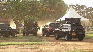 GEN MUSEVENI CONVOY VS GEN MUHOOZI CONOY 2024 [upl. by Nitsur]