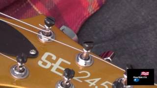 How to properly string a guitar with PRS Locking Tuners [upl. by Donela979]