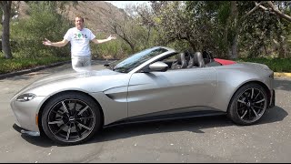 The 2021 Aston Martin Vantage Roadster Is a 200000 Luxury Sports Car [upl. by Roscoe]