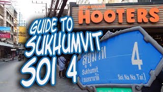 Sukhumvit Soi 4 guide  Bangkok streets [upl. by Olegnad]