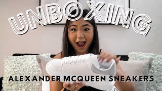 UNBOXING  Alexander McQueen Oversized Sneakers  SIZING [upl. by Eleanora]