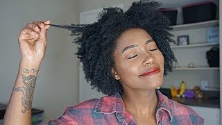 DYING MY NATURAL HAIR BACK JET BLACK  Keke J naturalhair type4hair kekej [upl. by Barbour]