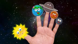 Planets finger family  the planet song  solar system song  science songs for kids  kids music [upl. by Yolanda]