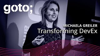 Transforming Developer Experience A Tale of Recovery amp Innovation • Michaela Greiler • GOTO 2024 [upl. by Skilken140]