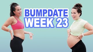 Over half way there What to Expect amp Real Mom Insights Bumpdate 23 Weeks [upl. by Ayim47]