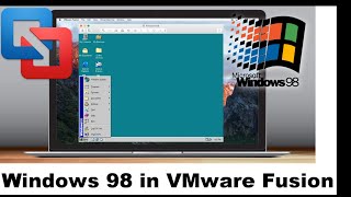 Installing Windows 98 in a VMware Fusion Virtual Machine [upl. by Adriane]