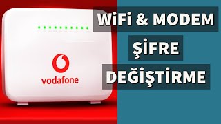 Vodafone WIFI Şifre Değiştirme Vodafone Modem Şifresi Değiştirme [upl. by Ecniuq]