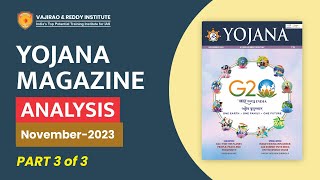 Yojana Magazine November 2023 Part3 Complete Analysis for UPSCState PSC Exams  Vajirao amp Reddy [upl. by Rubio990]