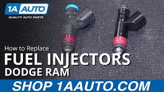 How to Replace Fuel Injectors 0408 Dodge Ram [upl. by Emmeline]