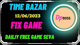 Time bazar satta matka dpboss daily free game seva time bazar chart  12062023 [upl. by Ganiats]