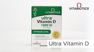 Ultra Vitamin D 1000IU Tablets By Vitabiotics  Product Video [upl. by Ticknor346]