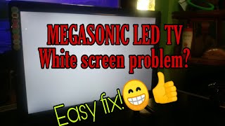 LED TV white screen problemtagalog [upl. by Enimsay]