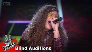 Αριστέα Αλεξανδράκη  Somethings got a hold on me  8o Blind Audition  The Voice of Greece [upl. by Secnarfyram]