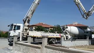 BETON POMPASIMİKSERKAMYON ÇALIŞMALARI CONCRETE PUMP MIXER KAMYON ÇALIŞ [upl. by Bergstein]