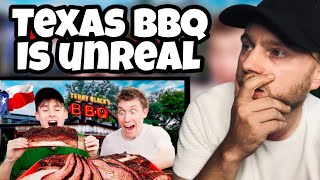 Brit Reacts to Brits try real Texas BBQ for the first time [upl. by Reidar]